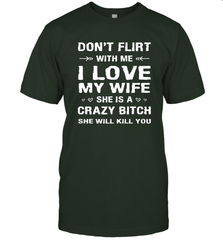 Don't Flirt With Me I Love Wife Valentine's Day Husband Gift Men's T-Shirt Men's T-Shirt - FordPhuMy