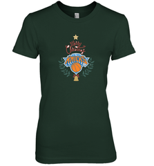 NBA New York Knicks Logo merry Christmas gilf Women's Premium T-Shirt Women's Premium T-Shirt - FordPhuMy