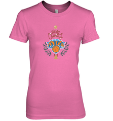 NBA New York Knicks Logo merry Christmas gilf Women's Premium T-Shirt Women's Premium T-Shirt - FordPhuMy
