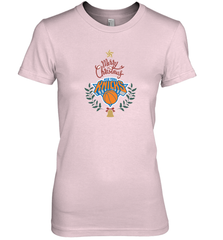 NBA New York Knicks Logo merry Christmas gilf Women's Premium T-Shirt Women's Premium T-Shirt - FordPhuMy