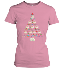 Baseball Balls Christmas Tree lights Xmas Gift Holiday Women's T-Shirt Women's T-Shirt - FordPhuMy
