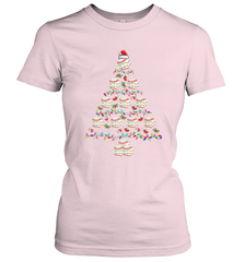 Baseball Balls Christmas Tree lights Xmas Gift Holiday Women's T-Shirt Women's T-Shirt - FordPhuMy