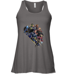 Marvel Avengers Endgame Action Pose Logo Women's Racerback Tank Women's Racerback Tank - FordPhuMy