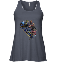 Marvel Avengers Endgame Action Pose Logo Women's Racerback Tank Women's Racerback Tank - FordPhuMy