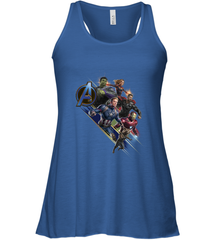 Marvel Avengers Endgame Action Pose Logo Women's Racerback Tank Women's Racerback Tank - FordPhuMy