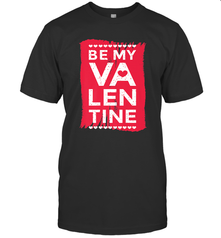 Be My Valentine Cute Quote Men's T-Shirt Men's T-Shirt / Black / S Men's T-Shirt - FordPhuMy