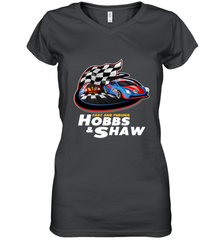 The fast and the furious Hobbs and Shaw Women's V-Neck T-Shirt Women's V-Neck T-Shirt - FordPhuMy