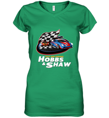 The fast and the furious Hobbs and Shaw Women's V-Neck T-Shirt Women's V-Neck T-Shirt - FordPhuMy