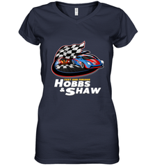 The fast and the furious Hobbs and Shaw Women's V-Neck T-Shirt Women's V-Neck T-Shirt - FordPhuMy