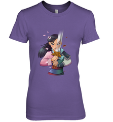 Disney Mulan Anime Half Girl Half Warrior Women's Premium T-Shirt Women's Premium T-Shirt - FordPhuMy