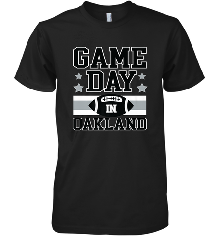 NFL Oakland Game Day Football Home Team Men's Premium T-Shirt Men's Premium T-Shirt / Black / XS Men's Premium T-Shirt - FordPhuMy