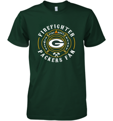 Green Bay Packers NFL Pro Line Green Firefighter Men's Premium T-Shirt Men's Premium T-Shirt - FordPhuMy