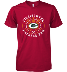Green Bay Packers NFL Pro Line Green Firefighter Men's Premium T-Shirt Men's Premium T-Shirt - FordPhuMy