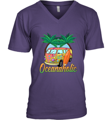 Retro Surfer Love Surfing Beach Party Tropical Vacay Men's V-Neck Men's V-Neck - FordPhuMy
