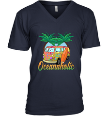 Retro Surfer Love Surfing Beach Party Tropical Vacay Men's V-Neck Men's V-Neck - FordPhuMy