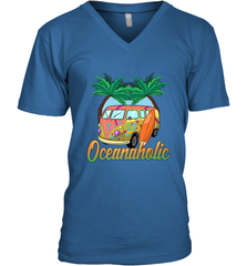Retro Surfer Love Surfing Beach Party Tropical Vacay Men's V-Neck Men's V-Neck - FordPhuMy
