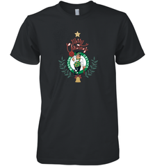 NBA Boston Celtics Logo merry Christmas gilf Men's Premium T-Shirt Men's Premium T-Shirt - FordPhuMy