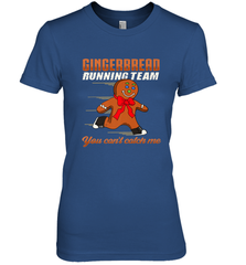 Christmas Gingerbread Man Cookie Gingerbread Running Team Women's Premium T-Shirt Women's Premium T-Shirt - FordPhuMy