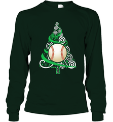 Christmas Tree Funny Cool Baseball Christmas Gifts Sports Long Sleeve T-Shirt Long Sleeve T-Shirt - FordPhuMy