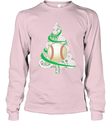 Christmas Tree Funny Cool Baseball Christmas Gifts Sports Long Sleeve T-Shirt Long Sleeve T-Shirt - FordPhuMy