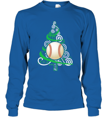 Christmas Tree Funny Cool Baseball Christmas Gifts Sports Long Sleeve T-Shirt Long Sleeve T-Shirt - FordPhuMy