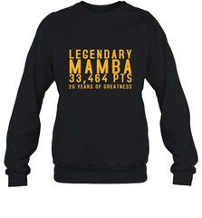 Black Mamba Legendary Mamba Out Farewell Tribute Crewneck Sweatshirt Crewneck Sweatshirt - FordPhuMy