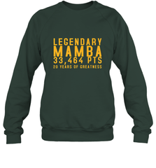 Black Mamba Legendary Mamba Out Farewell Tribute Crewneck Sweatshirt Crewneck Sweatshirt - FordPhuMy