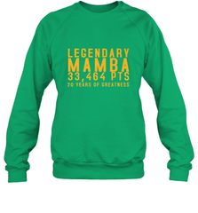 Black Mamba Legendary Mamba Out Farewell Tribute Crewneck Sweatshirt Crewneck Sweatshirt - FordPhuMy