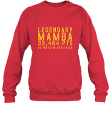 Black Mamba Legendary Mamba Out Farewell Tribute Crewneck Sweatshirt Crewneck Sweatshirt - FordPhuMy