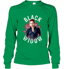 Avengers Endgame Black Widow Space Poster Graphic Long Sleeve T-Shirt Long Sleeve T-Shirt - FordPhuMy