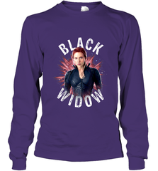 Avengers Endgame Black Widow Space Poster Graphic Long Sleeve T-Shirt Long Sleeve T-Shirt - FordPhuMy