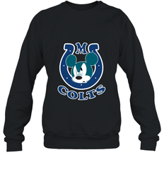 Nfl Colts Champion Mickey Mouse Team Crewneck Sweatshirt