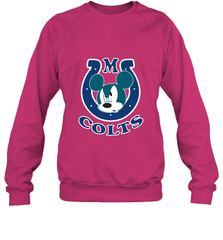 Nfl Colts Champion Mickey Mouse Team Crewneck Sweatshirt Crewneck Sweatshirt - FordPhuMy