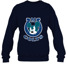 Nfl Colts Champion Mickey Mouse Team Crewneck Sweatshirt Crewneck Sweatshirt - FordPhuMy