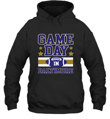 NFL Baltimore MD. Game Day Football Home Team Hooded Sweatshirt Hooded Sweatshirt - FordPhuMy