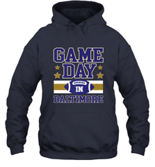 NFL Baltimore MD. Game Day Football Home Team Hooded Sweatshirt Hooded Sweatshirt - FordPhuMy