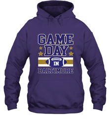 NFL Baltimore MD. Game Day Football Home Team Hooded Sweatshirt Hooded Sweatshirt - FordPhuMy