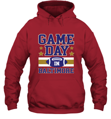 NFL Baltimore MD. Game Day Football Home Team Hooded Sweatshirt Hooded Sweatshirt - FordPhuMy