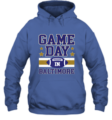 NFL Baltimore MD. Game Day Football Home Team Hooded Sweatshirt Hooded Sweatshirt - FordPhuMy