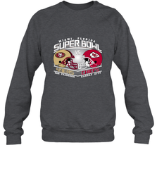 NFL Super bowl San Francisco 49ers vs. Kansas City Chiefs Crewneck Sweatshirt Crewneck Sweatshirt - FordPhuMy