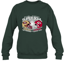 NFL Super bowl San Francisco 49ers vs. Kansas City Chiefs Crewneck Sweatshirt Crewneck Sweatshirt - FordPhuMy