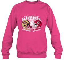 NFL Super bowl San Francisco 49ers vs. Kansas City Chiefs Crewneck Sweatshirt Crewneck Sweatshirt - FordPhuMy
