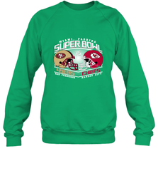 NFL Super bowl San Francisco 49ers vs. Kansas City Chiefs Crewneck Sweatshirt Crewneck Sweatshirt - FordPhuMy