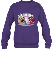NFL Super bowl San Francisco 49ers vs. Kansas City Chiefs Crewneck Sweatshirt Crewneck Sweatshirt - FordPhuMy