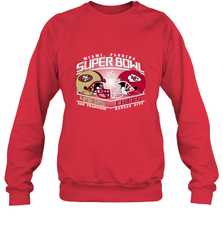 NFL Super bowl San Francisco 49ers vs. Kansas City Chiefs Crewneck Sweatshirt Crewneck Sweatshirt - FordPhuMy