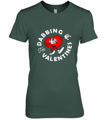 Dabbing Heart For Valentine's Day Art Graphics Heart Gift Women's Premium T-Shirt Women's Premium T-Shirt - FordPhuMy