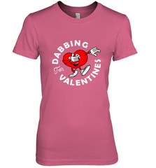 Dabbing Heart For Valentine's Day Art Graphics Heart Gift Women's Premium T-Shirt Women's Premium T-Shirt - FordPhuMy