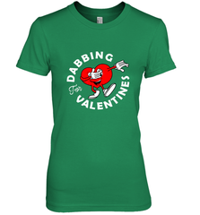 Dabbing Heart For Valentine's Day Art Graphics Heart Gift Women's Premium T-Shirt Women's Premium T-Shirt - FordPhuMy