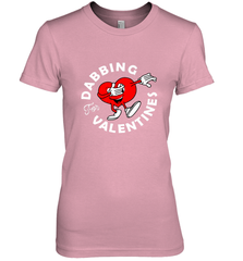Dabbing Heart For Valentine's Day Art Graphics Heart Gift Women's Premium T-Shirt Women's Premium T-Shirt - FordPhuMy