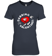 Dabbing Heart For Valentine's Day Art Graphics Heart Gift Women's Premium T-Shirt Women's Premium T-Shirt - FordPhuMy